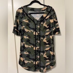 Balera Camo baseball shirt